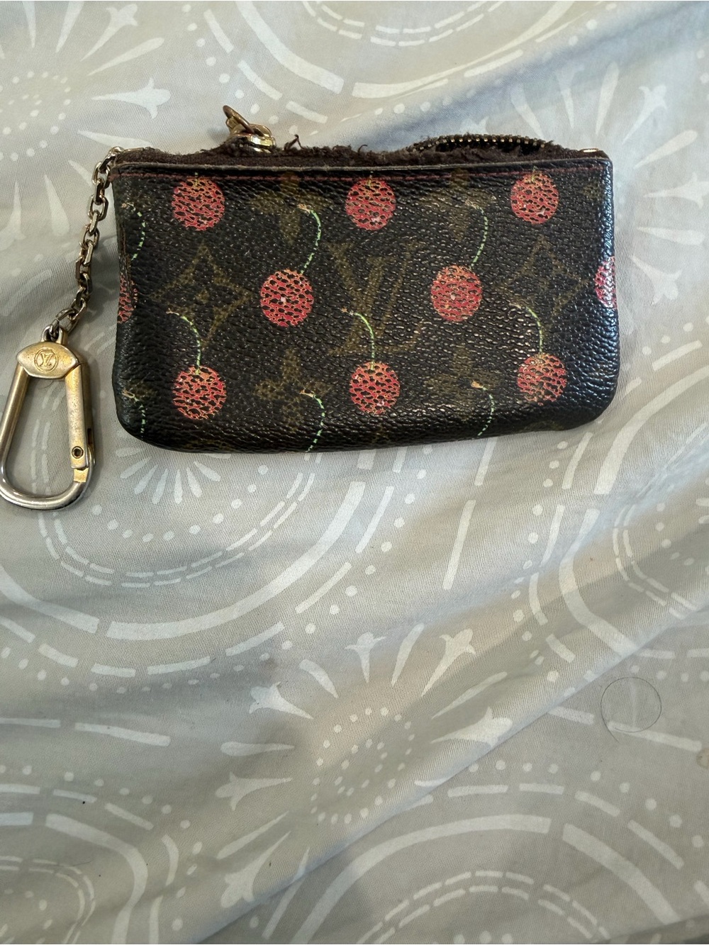 Authentic *RARE* Louis Vuitton  Monogram Cherry Key Pouch - Picture 2 of 5